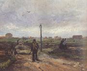 Vincent Van Gogh Outskirts of Paris (nn04) oil painting artist